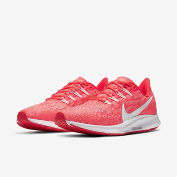 Nike Air Zoom Pegasus 36 - Női Futócipő - Piros/Platina/Piros/Fehér